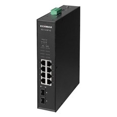 EDIMAX 訊舟 IGS-1210P V2 工業用寬溫 Gigabit 長距離 PoE 交換器