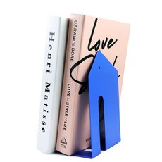 아란에디션2 집모양 스틸 북엔드 2P, 블랙