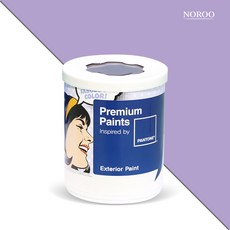 노루페인트 팬톤 외부용 실외 저광 페인트 1L, 15-3716 Purple Rose 조색, 1개