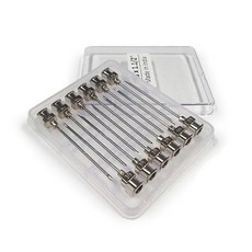 주사기 철침 1팩(12개)(길이약4cm)(19G) 스텐니들/철주사침, 1세트