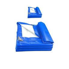 방수 및 햇빛 차단에 사용하는 4 x 10 방수포 X 2개입 건설현장 연못 야외수영장 제품덮개 dew+3685fX