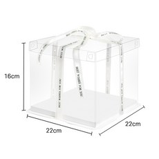 CULT 투명 쉬폰 포장 케이스 상자, 5세트, CTB1.투명케이스상자 소형