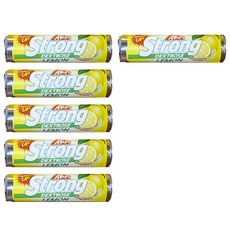 알프스 스트롱 포도당 캔디 컴팩트 네델란드 직수입 레몬맛, 6개