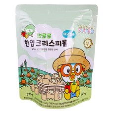 뽀로로 한입 크리스피롤 고칼슘 과자, 60g, 1개