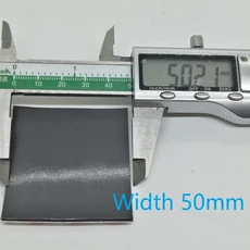 1 메터/몫 고무 자석 스트립 10*1 20*1 30*1mm 자체 접착 유연한 자기 테이프 폭 10/15/20/30/40/50mm 두께, 02 Thickness 1.5mm, 01 1Meter Width 50mm