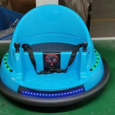 전동차 미니 범퍼카 어린이 키즈 붕붕카 푸쉬카 키즈범퍼카, 듀얼 드라이브, 푸른