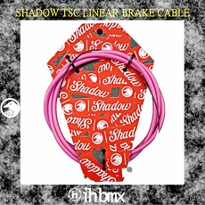 SHADOW TSC線性煞車線 提升煞車性能, 1個, 粉紅色