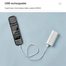 TFTP-신제품 AM03 전문 알코올 음주 측정기 비접촉 호흡 테스터 10S 빠른 응답 센서, 1)Black