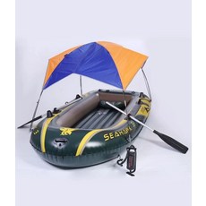 낚시 바다 고무보트 차양막 캐노피 햇볕가리게 커버, 2인용 어닝(보트없음), 2인용 어닝(68347용) 보트미포함