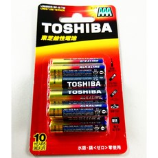 東芝 鹼性電池 3號/4號 10入, 1個, 3號 10入, 10