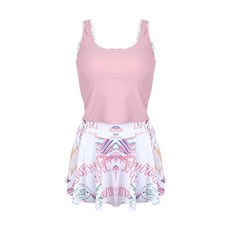 실속 있는 스타일링 유니크한 빅사이즈 온천 제품 스타일 디자인 중년 수영복 뱃살커버 래쉬가드, 상세페이지 참고