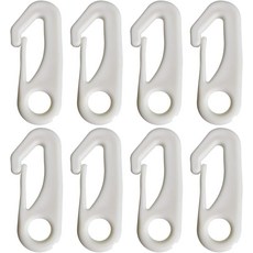 TTSAM 프로페셔널 플래그 폴 클립 스냅 후크 내구성 나일론 액세서리 - 할야드 로프에 부착 및 깃발 버클8팩