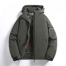 石墨烯黑金棉衣情侶外套 防水加厚連帽棉襖 冬季保暖防寒休閑面包服