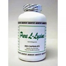 Pure L Lysine 500 mg 200 Cap, 순수 L 라이신 500 mg 200, 1개, 200정