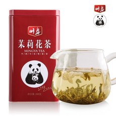 【1개 구매시 1개 무료】루저우 향 재스민차 신차 프리미엄 벌크 정통 향차 녹차 잎 500g, 1개