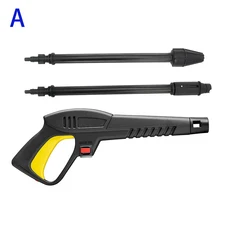 압력 세척기 건 랜스 노즐 제트 워터 스프레이 Lavor Lavorwash Bauker Vax Craftsman Generac Oleo-Mac 용, Spray Gun, 01 Gun and 2 Lances