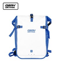 OSAH DRYPAK 25L 多功能防水背包, 藍白
