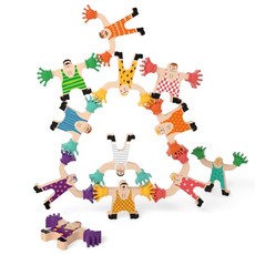 【Top Bright 特寶兒】健美先生疊羅漢, 1個, 健美先生疊羅漢, Multicolor