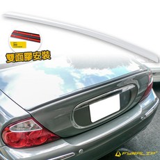 Fyralip Y2 後車廂經典小鴨尾尾翼 捷豹S-Type四門專用 MIT素材, 素材(不烤漆)