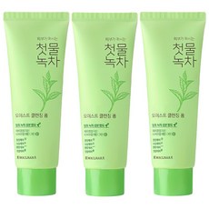 과일나라 첫물녹차 모이스트 클렌징 폼, 50g, 3개