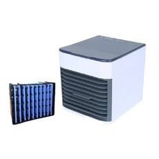 迷你冷風扇，三檔風速調節，加濕功能，靜音運行，可加冰塊，可拆卸水箱, 主機+濾心x1