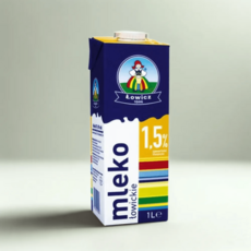 워비츠 로위키 저지방 멸균우유 1.5%, 12개, 1L