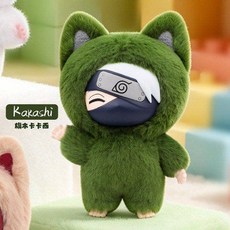 EAKI 나루토질풍전 키링 캣 코스튬 고양이 인형 랜덤박스 선택가능 12종, 1개, 카카시