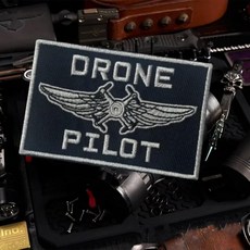 Drone Pilot 자수 모랄 패치 - 군용 장비 배낭 오퍼레이터 야구 모자 플레이트 캐리어 및 조끼용 전술, Drone Pilot 자수 모랄 패치 - 군용 장비,