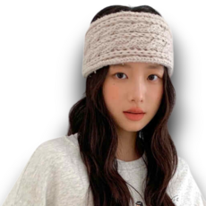 여성 헤어밴드 니트 터번 와이드 꽈배기 리본 데일리 머리띠 아비토브랜드
