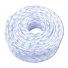 PP材質多功能晾衣繩 5mm*85m, 藍白, 1捲