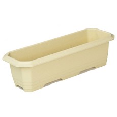 모두다 튼튼한 베란다 텃밭 플라스틱 화분 메가박스, 아이보리, 1개