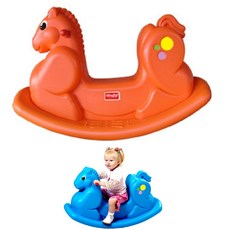 성장판자극 균형발달 안전 등받이 흔들말 가성비 놀이방완구 유치원 말타기 아기말