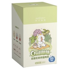 陪心 Chill咪咪 莊園花草肉泥 貓咪零食, 1個, 陪心花草肉泥-鮪魚x貓草