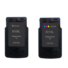 [호환] 캐논 PG810XL CL811XL 대용량 세트 블랙+컬러 MP237 MP258 MP287 IP2770 IP2772 프린터 재생 잉크, 1개, 블랙+컬러 SET 1개, 블랙+컬러 SET