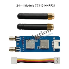 M5Stack PLUS2용 2-in-1 모듈 CC1101 + NRF24 ESP32 IoT, 02 1 Set, 03 2-in-1 Module