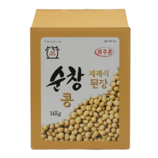 순창우리식품 아주존 대용량 업소용 재래식 된장, 1개, 14kg