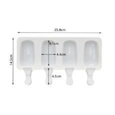 3/4/8 홀 식품 등급 실리콘 아이스크림 몰드 팝 큐브 캔디 스틱 디저트 DIY 매그넘 메이커, 05 YH-621