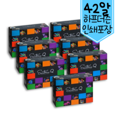 세인트나인 Q 골프공 3피스, 멀티컬러, 6개입, 7세트