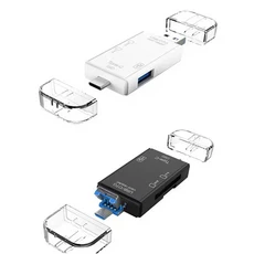 1-3개입 6 in 1 USB마이크로 USB타입 C to SD TF 카드 어댑터 OTG 리더 3.0 노트북 액세서리, 08 Mix-2pcs