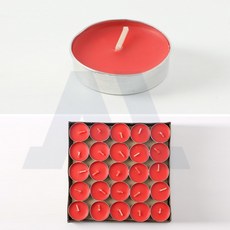 레드 티라이트 50개입 결혼기념일파티 미니향초