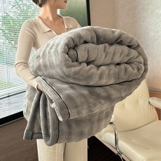 룸엑스 소프트 극세사 밀크 담요 사계절용