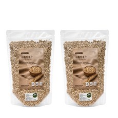 Naturgrace 樂而泉 有機黑麥片 無添加 即沖即食, 350g, 2個