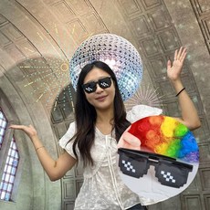 뿔테 인싸 픽셀 선글라스 생일파티 장기자랑 bob+35238yy