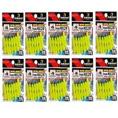 카쿠쯔리 오뚜기 케미고무 10봉 4mm 막대찌 케미꽂이, 10개