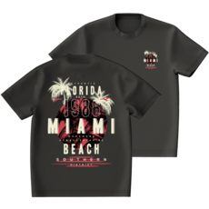 오버핏 반팔 래쉬가드 플로리다마이애미