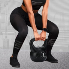 크로스핏 블랙 덤벨 케틀벨 as2kg 10kg 헬스용품 전신운동 유산소, 1개