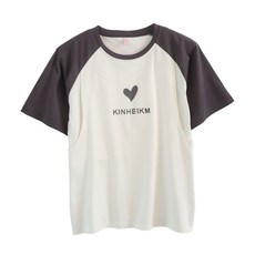 BABYSHARE 圓領愛心短袖哺乳衣