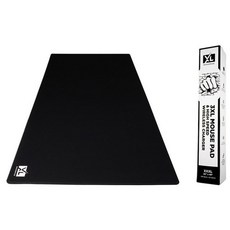 3X 大型遊戲高品質鼠標墊 122*61CM 5MM, 黑色