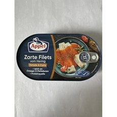 아펠 청어 필레 토마토 & 카레 소스 - 200g Appel Herring Fillets in Tomato & Curry Sauce-200g, 1개