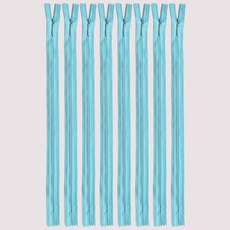 60cm 콘솔지퍼 23인치 콘실지퍼 숨은지퍼, 8개, 민트(544)